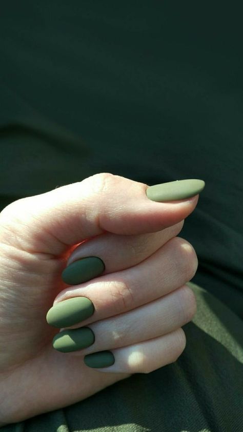 Matte Nail Art Designs, Nails Done At Home, Olive Nails, Nail Paint Shades, Matte Nail Art, Hello Nails, Matte Nail, Subtle Nails, Simple Gel Nails