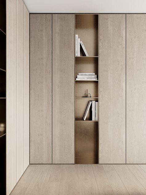 Closet Niche, Desk Board, Joinery Details, Muebles Living, Wardrobe Design, Shelf Design, Closet Design, Apartment Interior, Cabinet Design