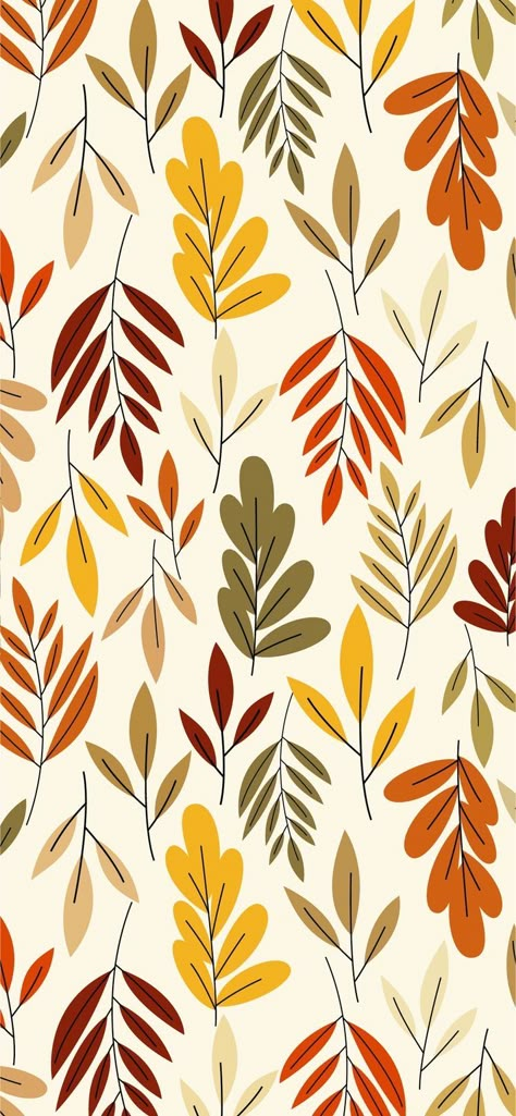 Mood Wallpaper Iphone, Thanksgiving Backgrounds Aesthetic, Artwork Nails, Autumn Widgets, November Backgrounds, Thanksgiving Backgrounds, Fall Leaves Pattern, Leaves Wallpaper Iphone, Autumn Patterns