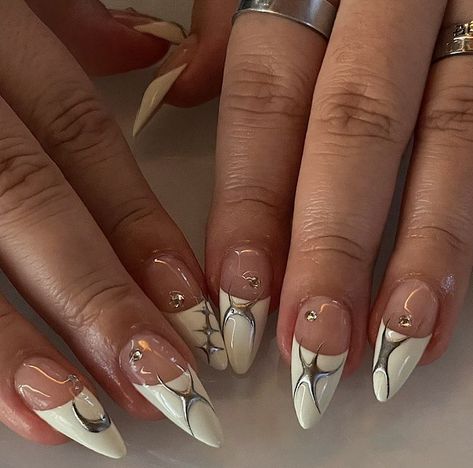 Cute Nail Ideas, Nail Application, Jane Doe, Cute Nail, Painted Nail Art, Jelly Nails, Silver Nails, Minimalist Nails, Fire Nails