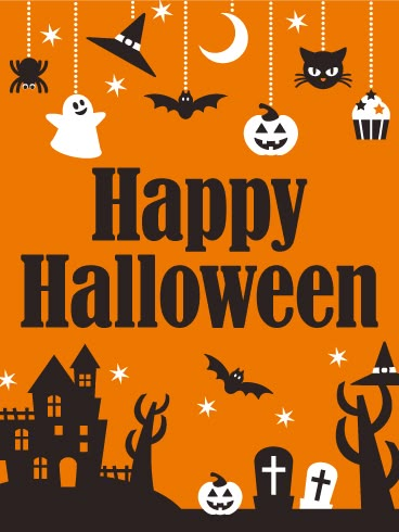 Halloween Is Coming, Halloween Card, Happy Birthday Halloween, Porta Halloween, Hallowen Ideas, Halloween Wallpaper Cute, Etiquette Vintage, Halloween Quotes, Halloween Drawings