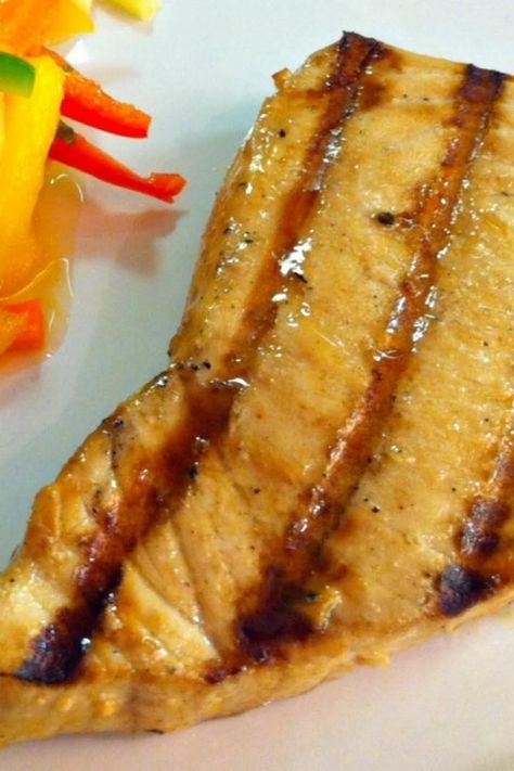 Grilled Marlin Steaks Smoked Marlin Recipes, Marlin Recipes, Soy Sauce Garlic, Seafood Dinner Recipes, Marlin Fish, Summer Cookouts, Grilling Season, How To Grill Steak, Seafood Dinner