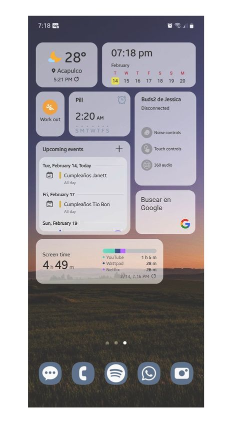 S23 Ultra Home Screen Layout, S23 Ultra Homescreen, Productivity Ideas, Android Organization, Android App Icon, Homescreen Setup, Android Homescreen, Samsung Home, Minimalist Phone