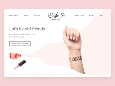 Nail Salon Website Design, Nail Beauty Salon Design, Nails Website Design, Nail Website Design, Nail Salon Website, Emailer Design, Beauty Room Salon, Web Design Websites, Nail Salon Design