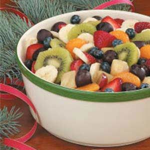 Potluck Meals, Glazed Fruit, Orange Dressing, Fruit Medley, Fruit Sauce, Orange Glaze, Summer Brunch, Fruit Dishes, Christmas Brunch