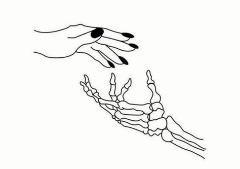 Skeleton hand tattoo. Simple hand tattoo. Skeleton Drawings, Drawing Hands, Skeleton Tattoos, Skeleton Hand Tattoo, Cowgirl Art, Skeleton Art, Aesthetic Tattoo, Tattoo Outline, Arte Inspo