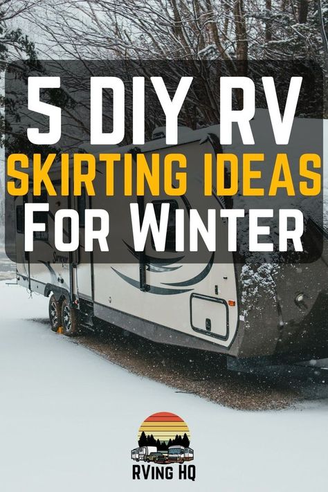 Rv Skirting Ideas Travel Trailers, Travel Trailer Skirting Ideas, Fifth Wheel Skirting Ideas, Rv Privacy Fence, Diy Rv Skirting, Rv Skirting Ideas 5th Wheels, Rv Insulation Ideas, Rv Skirting Ideas Diy, Camper Skirting