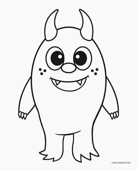 Free Printable Monster Coloring Pages For Kids Monster Coloring Pages For Kids, Coloring Pictures For Kids, Monster Truck Coloring Pages, Peppa Pig Coloring Pages, Monster Coloring Pages, Paw Patrol Coloring, Toddler Coloring Book, Paw Patrol Coloring Pages, Truck Coloring Pages