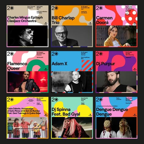 Quim Marin on Instagram: “Social media design for @masimasfestival 23” Advertising Design Instagram, Music Instagram Feed, Paid Media Ad Design, Social Media Stories Design, Speaker Social Media Post, Conference Social Media Design, Music Social Media Design, Social Media Promotion Design, Podcast Social Media Design