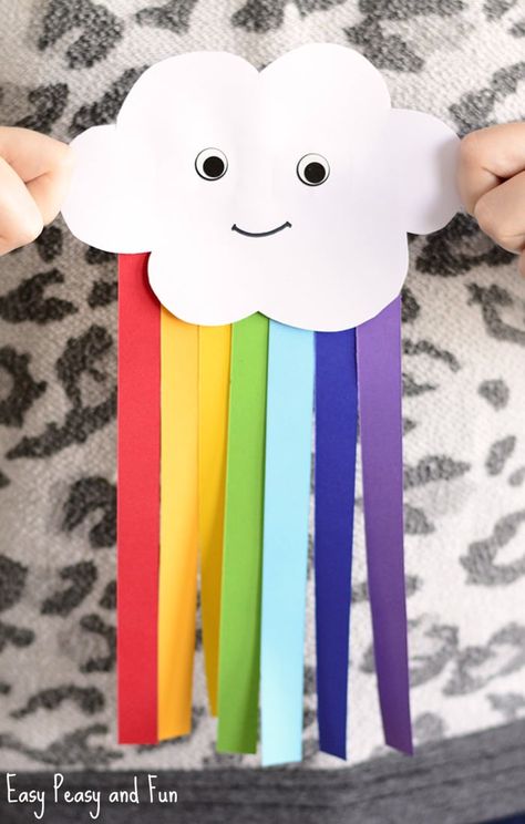 Kids Crafts Toddlers, Diy – Velikonoce, Paper Rainbow, St Patricks Day Crafts For Kids, Cute Paper, St Patrick's Day Crafts, Rainbow Crafts, Kid Craft, Daycare Crafts