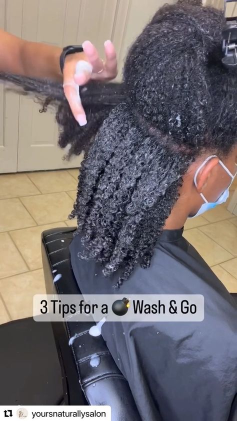 rockinitnatural on Instagram: Thanks for the tips @yoursnaturallysalon!! 😍😍😍 • Follow us @RockinItNatural for natural hair styles & hair cut inspirations!! Tag your… Short Curly Wash And Go Hair, Wash And Style Natural Hair, Natural Hairstyles For Thinning Edges, Natural Hair Diffuser Wash And Go, Natural Hair Wash And Go Styles, Wash And Go Natural Hair Type 4 Style, Shingling Method Natural Hair, Wash And Go On 4c Natural Hair, Styling Wash And Go Natural Hair