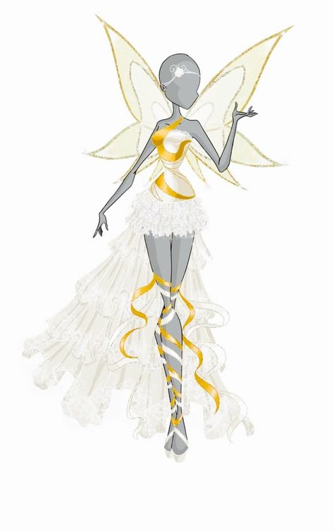 Stella is this your dress? Butterfly Clothes Drawing, Butterfly Theme Dress, Klub Winx, Fairy Clothes, Design Moda, Dress Sketches, Dress Drawing, Star Butterfly, Fashion Design Drawings