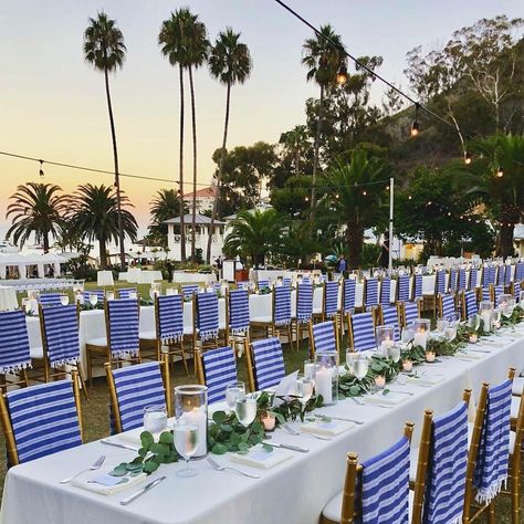 Wedding at Descanso Beach, Catalina Island Catalina Wedding, Descanso Beach Club, Party Tables, Catalina Island, Event Inspiration, Island Wedding, Island Weddings, You Dream, Party Table