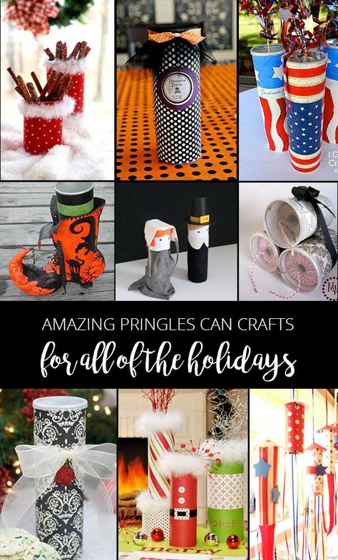 Upcycle Pringles Can Diy, Reuse Pringles Can Diy, Upcycle Pringles Can, Crafts Using Pringles Can Ideas, Recycled Pringles Can Crafts, Repurpose Pringles Can, Pringle Tube Crafts, Small Pringles Can Ideas, Pringles Box Diy Ideas