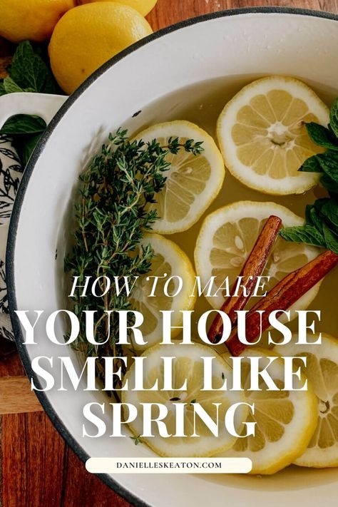 Simmer Scents, Scent Recipes, Spring Smells, Make Your House Smell Amazing, House Schedule, Simmer Pots, Apartment Wishlist, Homemade Potpourri, Simmer Pot Recipes