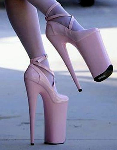 Big Heel Shoes, Extreme High Heel Shoes, Platform Heels Outfit, Crazy Heels, Pink Platform Heels, Pole Dance Wear, Pleaser Heels, Heels Aesthetic, Extreme High Heels