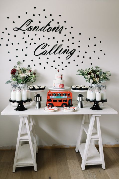 London’s Calling 1st birthday party London Party Ideas, London Theme Party, London Birthday, London Decorations Party, British Decoration Party, London Theme Party Decoration, London Bus Birthday Theme, British Themed Parties Zazzle, London Theme Parties