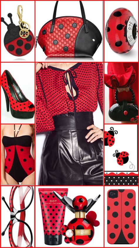 Fashion Portfolio Theme Ideas, Mood Board Fashion Inspiration, Ladybug Outfits, Peach Costume, Black Ladybug, Ladybug Dress, Fashion Illustration Tutorial, Fashion Design Books