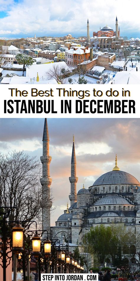 Istanbul in December - Turkey in Winter Christmas In Istanbul, Istanbul New Year, Winter Istanbul, Turkey Cities, Turkey In Winter, Istanbul In December, Istanbul In Winter, Winter In Istanbul, Istanbul Outfit Ideas Winter