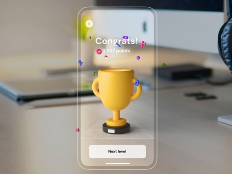 Ar Filter, Ar Game, Mobile Mockup, Free Web Design, Website Company, Trophy Design, 광고 디자인, Game Interface, Principles Of Design