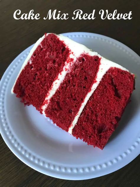 4 Inch Red Velvet Cake, Box Cake Without Eggs, Small Red Velvet Cake, Red Velvet Box Cake, Cake Without Eggs, Cake For Two Recipe, Small Chocolate Cake, Batch Baking, Chocolate Cake From Scratch