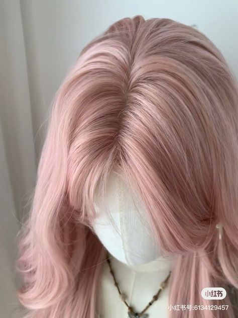 Light Dusty Pink Hair, Ashy Pink Hair, Dusty Pink Hair, Rose Hair Color, Rose Pink Hair, Model Hair Color, Pink Hair Dye, Pastel Pink Hair, Dyed Hair Inspiration