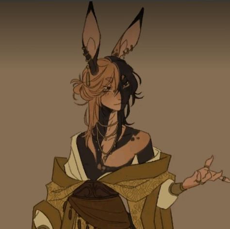 Rabbit Oc Art, Rabbit Ears Drawing Reference, Human Bunny Hybrid, Bunny Hybrid Oc Male, Rabbit Folk Dnd, Bunny Hybrid Oc, Deer Oc Human, Bunny Human Hybrid, Character Hair Ideas