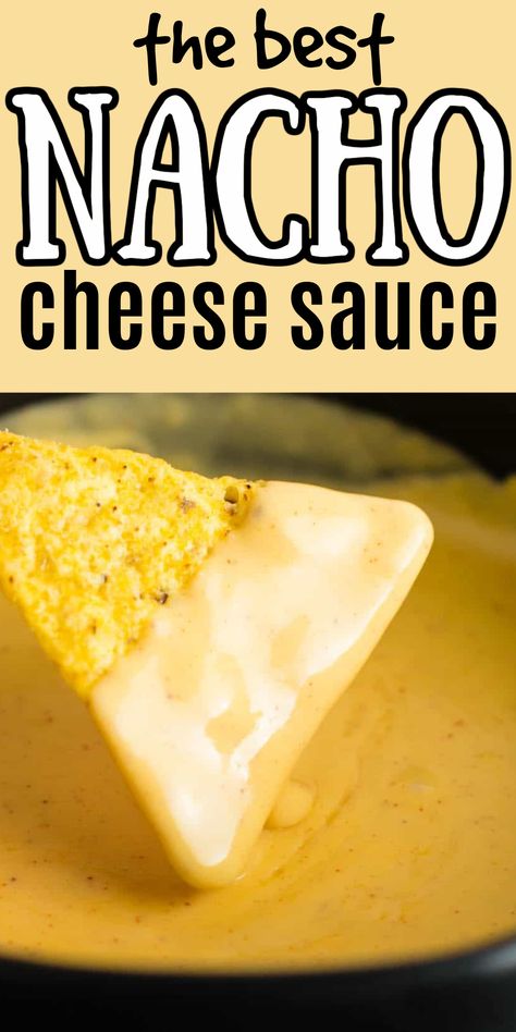 Easy Nacho Cheese Sauce, Easy Nacho Cheese, Homemade Nacho Cheese, Homemade Nacho Cheese Sauce, Nachos Cheese Recipe, Homemade Nachos, Nachos Recipe Easy, Mexican Night, Homemade Sauce Recipes