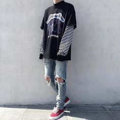 Edgy Boy, Trendy Outfits Edgy, Minimalist Moda, Outfits Edgy, Mens Fashion Simple, Rock Punk, Men Fashion Casual Outfits, Moda Vintage, Trendy Style