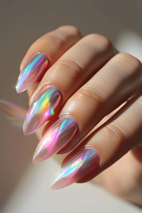 Clear Pink Nails, Spring Nail Inspiration, Unghie Sfumate, Velvet Nails, Spring Acrylic Nails, Eye Nails, Pretty Nail Art Designs, Cat Eye Nails, Pretty Nail Art