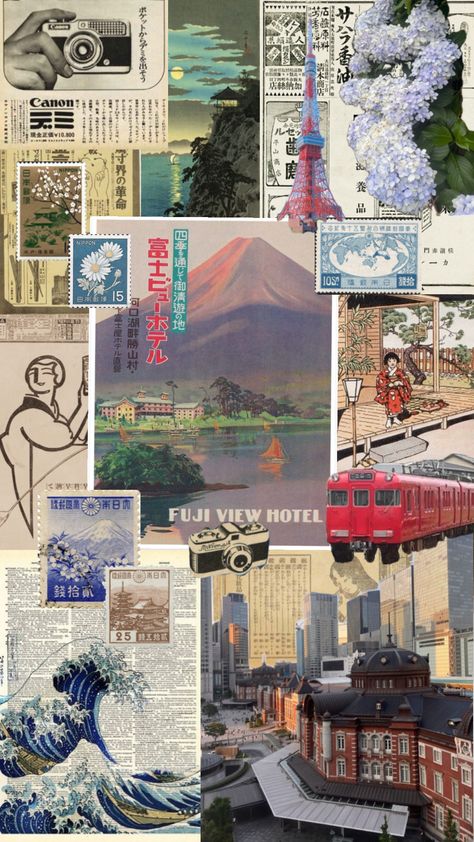 tokyo #japan #japanese #scrapbooking Tokyo Aesthetic, Japan Picture, Travel Collage, Japan Aesthetic, Aesthetic Japan, Collage Poster, Japanese Aesthetic, Pretty Wallpaper Iphone, Iphone Background Wallpaper