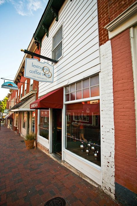 Sip coffee in a cozy atmosphere at Lexington Coffee Shop! #wluYAW Things To Do In Virginia, Lexington Virginia, Lexington Va, Virginia Vacation, Virginia Is For Lovers, Christmas Town, Natural Bridge, Gourmet Coffee, Trip Ideas