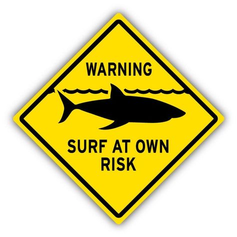 Shark Sign, Surfer Vibes, Nautical Crafts, Shark Logo, One Piece Tattoos, Music Poster Design, Automotive Logo, Warning Sign, Car Bumper Stickers