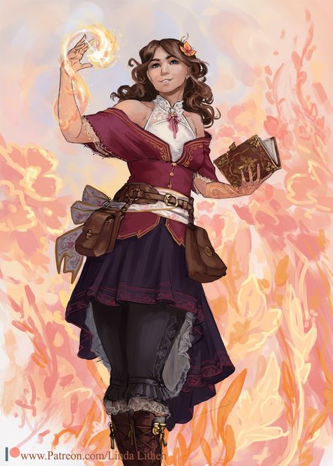 Dnd Sorcerer, Female Wizard, Dnd Art, Female Character Design, Art Poses, Fantasy Clothing, Character Creation, Dnd Characters, Character Outfits