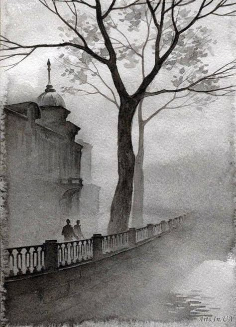 Canvas Painting Ideas For Beginners, Landscape Pencil Drawings, Drawing Scenery, Fall Canvas Painting, Painting Ideas For Beginners, Fall Canvas, Canvas Painting Ideas, Black And White Landscape, Tinta China