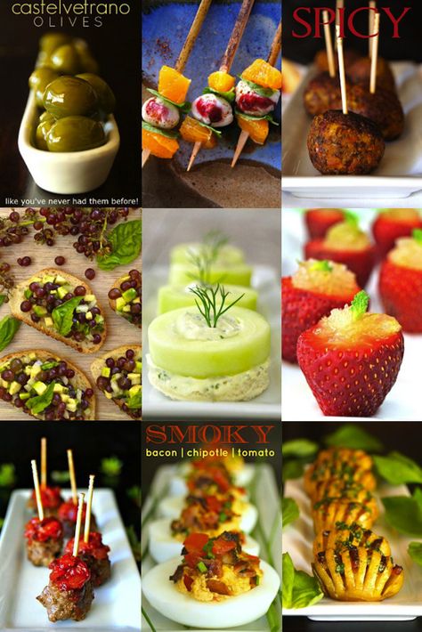 Best-Holilday-Hors-d'Oeuvre-Party-Recipes Hors Devours Appetizers, Fancy Appetizer Recipes, Weekend Recipes, Best Party Appetizers, Canapes Recipes, Party Food Buffet, Party Food Platters, Party Recipes, Buffet Food