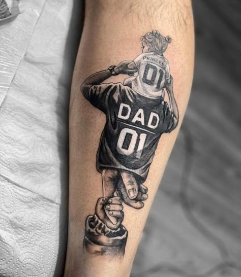 Nice Tatoos Ideas Men, Brothers Tattoos For Men, Tattoo Ideas For Men Daughter, Tattoo For Son Ideas, Father Son Daughter Tattoo, Father Son And Daughter Tattoos, I Am My Father's Daughter Tattoo, Tattoo Ideas For Newborn Daughter, Mens Tattoo For Daughter