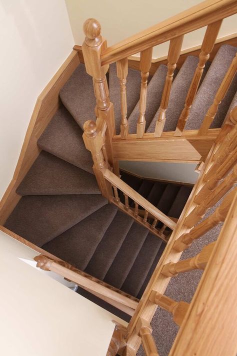 Oak Staircase Renovation in Crewe, Cheshire Staircase Renovation, Oak Staircase, Timber Staircase, Staircase Handrail, Stairway Design, Newel Posts, Loft Room, Home Needs, Loft Conversion