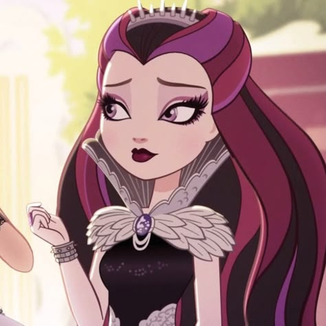 Raven queen Raven From Ever After High, Raven Ever After High Icon, Raven Queen Fanart, Raven Ever After High, Ever After High Characters, Raven Queen Ever After High, Characters With Purple Hair, Ever After High Raven Queen, Queen Icon