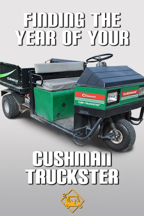 An easy way to find the date of manufacture for your Cushman Truckster. #cushmantruckster #vin Cushman Truckster, Golf Tips Driving, Automotive Care, Golf Tips For Beginners, Utility Vehicles, Golf Tips, The Model, Golf Carts, Investment