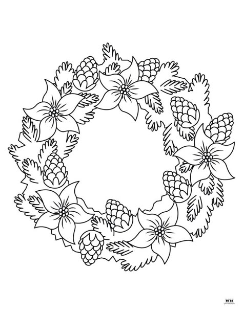 Get your kids into the festive Christmas season with these FREE printable Christmas wreath coloring pages. Choose from 25 unique pages. Print from home! Advent Wreath Coloring Page, Free Christmas Coloring Pages Printables, Christmas Wreath Coloring Pages, Christmas Wreath Drawing, Wreath Coloring Pages, Christmas Coloring Pages For Adults, Pictures For Coloring, Christmas Coloring Pages For Kids, Santa Coloring Pages