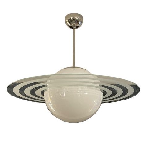 Vintage Saturn Ceiling, Sweden, in Flawless conditions.  Designed 1950 to 1959 European Plug (up to 250V).The wiring of this item may be original and might need replacement, if not specified otherwise. Space Age Lighting, Ceiling Lamp Ideas, 1950's Lamp, Saturn Light, Saturn Lamp, Vintage Saturn, Vintage Lighting Fixtures, Scandinavian Pendant Light, Ceiling Art