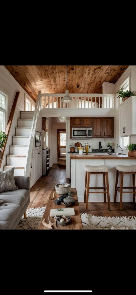 12 By 32 Shed House Interior, Shed Tiny Home Interior, Lofted Shed House, Shed To House Conversion Interiors, 14x40 Shed House Interior, 16x40 Shed House Interior, Shed House Conversion, 16x40 Shed House, Barn Tiny House