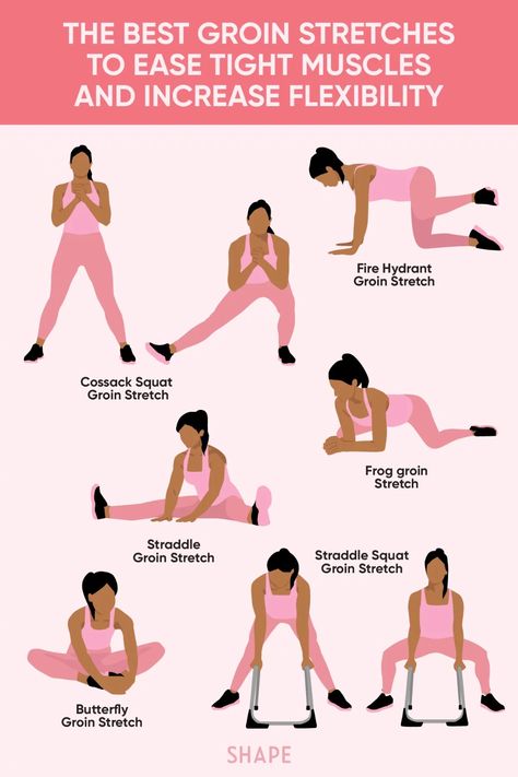 Stretching For Flexibility Over 50, Stretches For Groin, Stretch Legs Flexibility, Stretching Groin Muscle, How To Stretch Your Groin Muscle, Hip Opening Stretches For Plus Size, Increase Flexibility Stretches, How To Stretch Groin Muscles, Groin Muscle Stretches