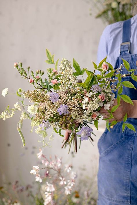 AESME STUDIO | BRITISH FLOWERS | WEDDINGS | FLOWER SCHOOL LONDON Aesme Studio, July Wedding Flowers, Hair Circlet, Leaving Room, British Flowers, Flower School, Hand Tied Bouquet, July Wedding, Flower Studio