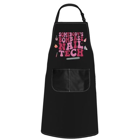 POFULL Nail Technician Gift Somebody S Bomb Ass Nail Tech Apron Nail Artist Gift Nail Tech Apron Ideas, Nail Tech Apron, Best Tech Gifts, Branded Aprons, Apron Ideas, Cool Tech Gifts, Artist Gifts, Nail Technician, Tech Gifts