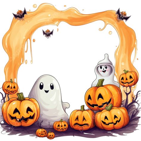 Halloween Frames, Halloween Backgrounds, Halloween Png, Halloween Party, Ghost, Halloween