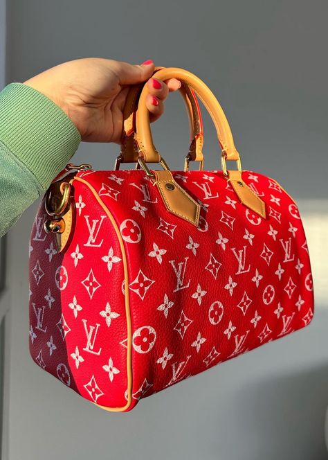 Red prada bag