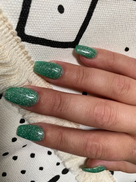 Sparkly Nails Green, Sparkly Light Green Nails, Light Green Glitter Nails, Green Hoco Nails, Sparkly Green Nails, Green Sparkle Nails, Green Sparkly Nails, Green Coffin Nails, Green Glitter Nails