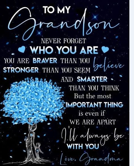 Grandparents Rights, Grandson Quotes, Happy Birthday Grandson, Grandma Design, Grandson Birthday Cards, Quotes About Grandchildren, To My Grandson, Gift Letter, Grandson Birthday